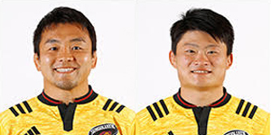 青木選手と村田選手の写真