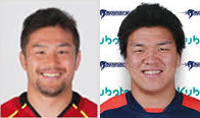 廣瀬俊朗選手と立川理道選手の写真