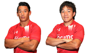 渡辺選手と秦選手の写真
