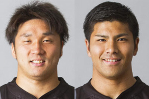武者選手と中澤選の写真