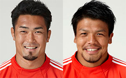 伊藤　鐘史　選手 & 木津　武士　選手の写真