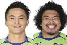 森田キャプテンと滝澤選手の写真