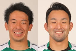 村田選手＆細田選手の写真