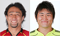 大野均選手と真壁伸弥選手の写真