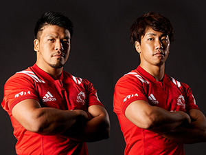 木津武士選手＆山下楽平選手の写真